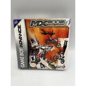 MX 2002 Featuring Ricky Carmichael GBA Brand New SEALED